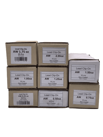 OZ Car And Truck Wheels 120-Piece Self-Adhesive Lead Wheel Weight Kit - . 25oz, .50oz, 1oz Sizes, Uncoated Lead Weights